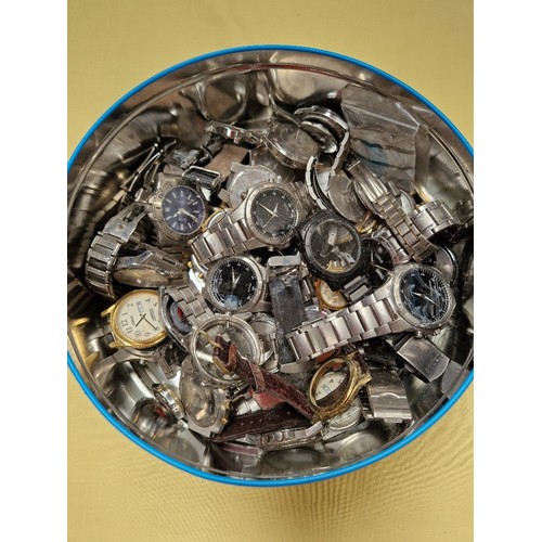 468 - A bag of assorted watch parts.