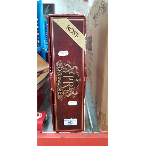 152 - A bottle of Pol Roger Rose champagne in original box