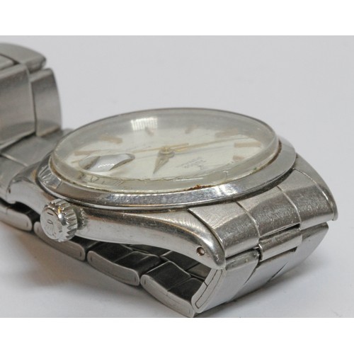 490 - A Rolex Tudor Oysterdate stainless steel automatic wristwatch, circa 1960s, case width 33mm, adjusta... 