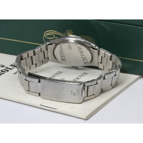 493 - A Rolex Oyster Speedking stainless wristwatch, ref. 6430, case width 29mm, with box and papers.