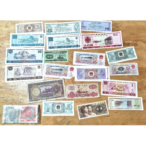 575 - A group of assorted world banknotes.