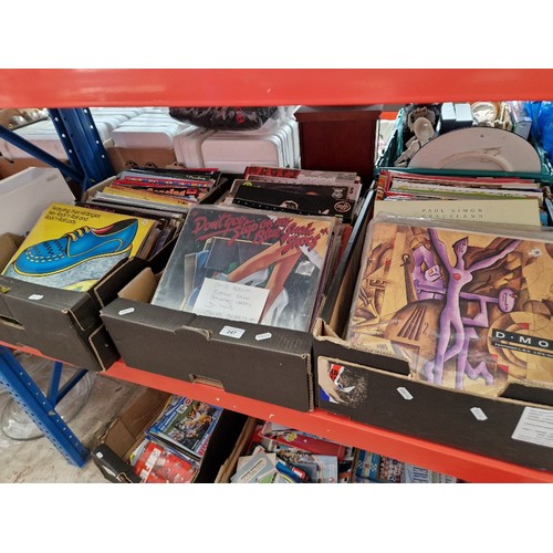 247 - Three boxes of vinyl LP records, various artists including Otis Redding, Georgie Fame, Showaddy Wadd... 