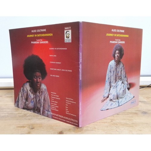 33 - Alice Coltrane Featuring Pharoah Sanders - Journey In Satchidananda, gatefold stereo LP, 1st pressin... 