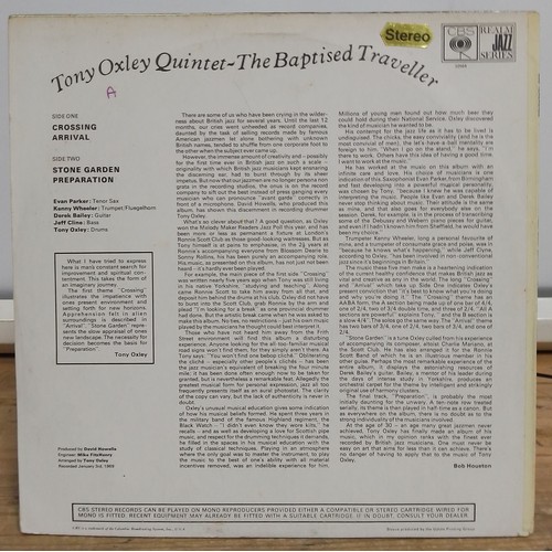 35 - Two CBS Realm Jazz Series LPS: Tony Oxley Quintet - The Baptised Traveller 52664 and Ray Russell Qua... 