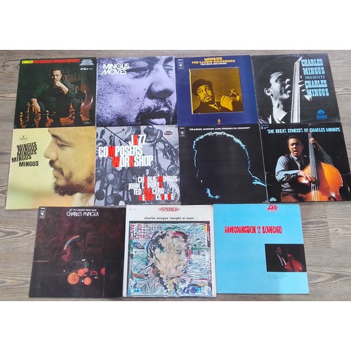 38 - A group of 13 Charles Mingus LPs including Oh Yeah! Atlantic 1377 and The Black Saint and the Sinner... 