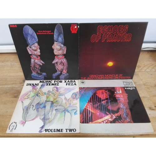 45 - Four free jazz LPs comprising Chris McGregor's - Brotherhood of Breath RCA NEON NE2, Music for Xaba ... 