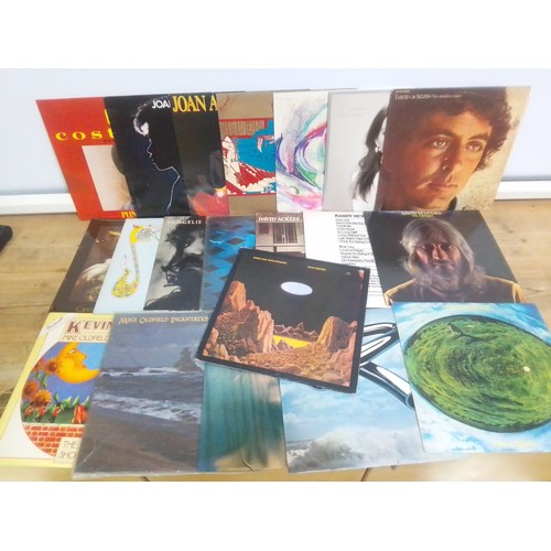 65 - A collection of 20 mainly rock and folk LPs including Elvis Costello, Joan Armatrading, Third Ear Ba... 