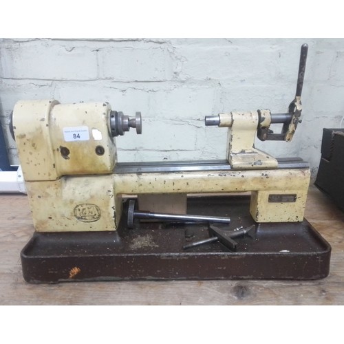 84 - A vintage Pultra watch lathe.