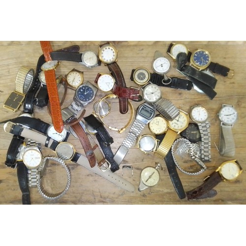 267 - A quantity of assorted wristwatches.