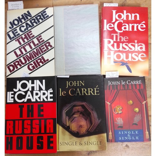 251 - John Le Carre, a collection of five signed hardback novels and a promo edition, comprising; The Litt... 