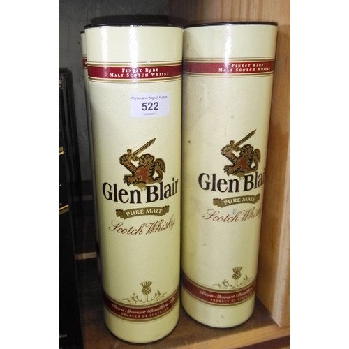 522 - 8 1 litre bottles of Glen Blair Pure Malt.