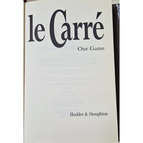 250 - John Le Carre, a set of the first 26 hardback novels, 1st editions, 1st impressions (except Our Game... 