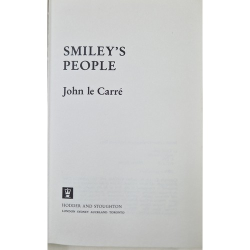 250 - John Le Carre, a set of the first 26 hardback novels, 1st editions, 1st impressions (except Our Game... 