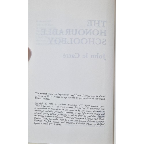 250 - John Le Carre, a set of the first 26 hardback novels, 1st editions, 1st impressions (except Our Game... 