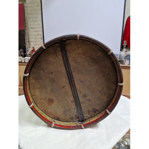 148 - A 12th Battalion Duke of Cambridge's Own (Middlesex Regiment) military side drum.