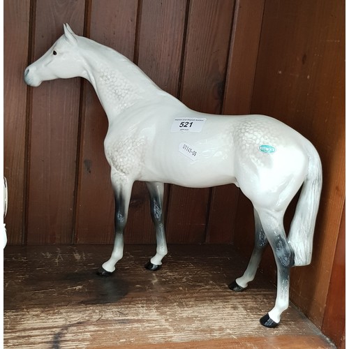 521 - Beswick white horse