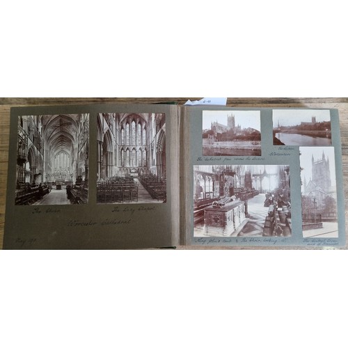 238 - Six photograph albums containing architectural photographs of Cathedrals and churches, dating from 1... 