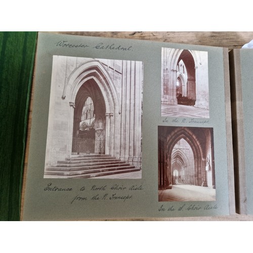 238 - Six photograph albums containing architectural photographs of Cathedrals and churches, dating from 1... 