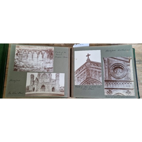 238 - Six photograph albums containing architectural photographs of Cathedrals and churches, dating from 1... 