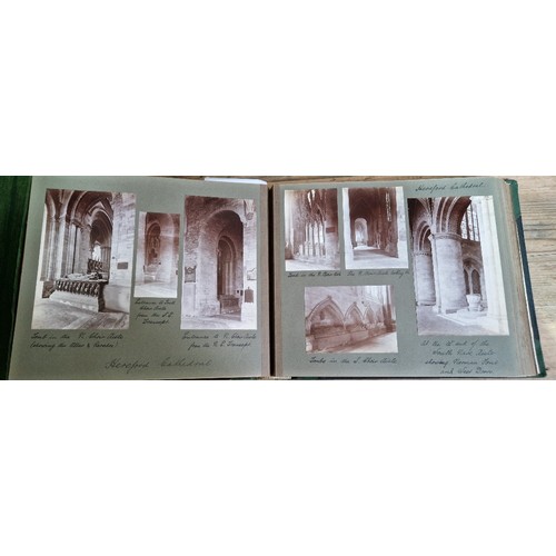 238 - Six photograph albums containing architectural photographs of Cathedrals and churches, dating from 1... 