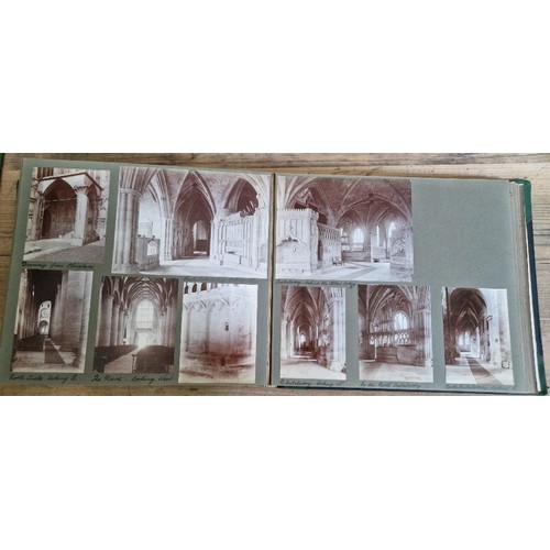 238 - Six photograph albums containing architectural photographs of Cathedrals and churches, dating from 1... 