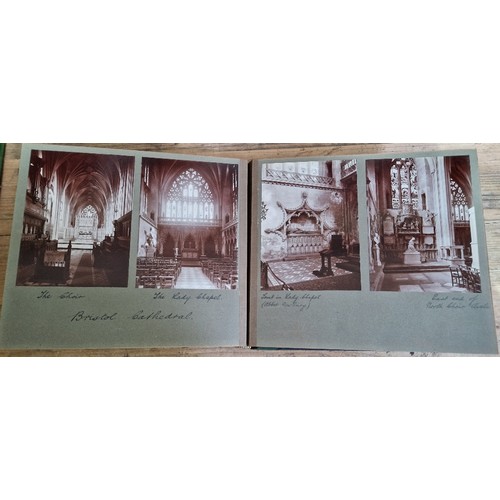 238 - Six photograph albums containing architectural photographs of Cathedrals and churches, dating from 1... 