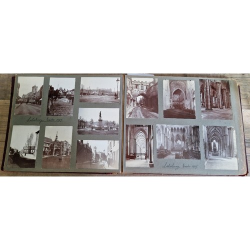 238 - Six photograph albums containing architectural photographs of Cathedrals and churches, dating from 1... 