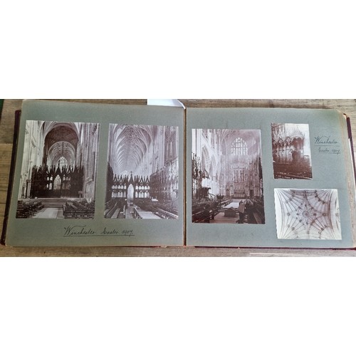 238 - Six photograph albums containing architectural photographs of Cathedrals and churches, dating from 1... 