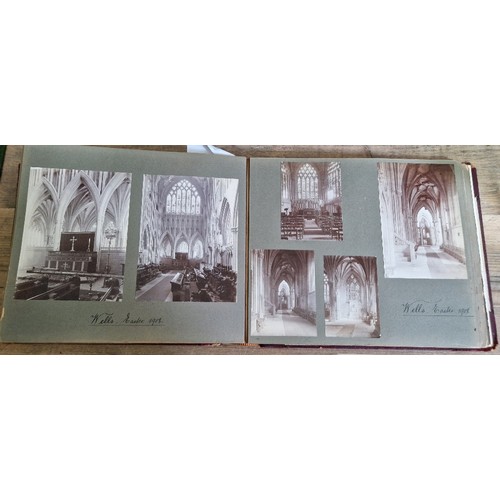 238 - Six photograph albums containing architectural photographs of Cathedrals and churches, dating from 1... 