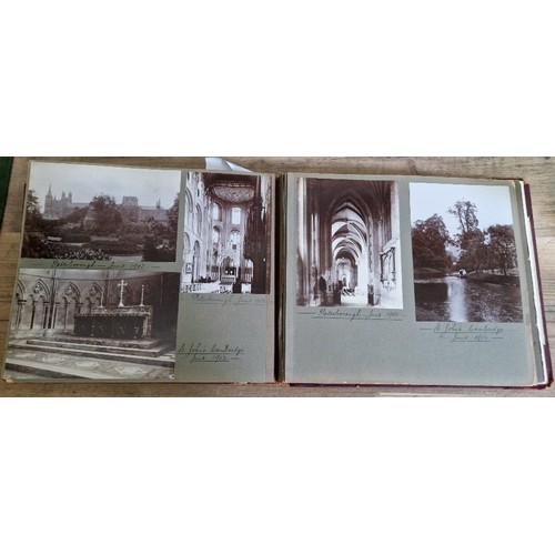 238 - Six photograph albums containing architectural photographs of Cathedrals and churches, dating from 1... 