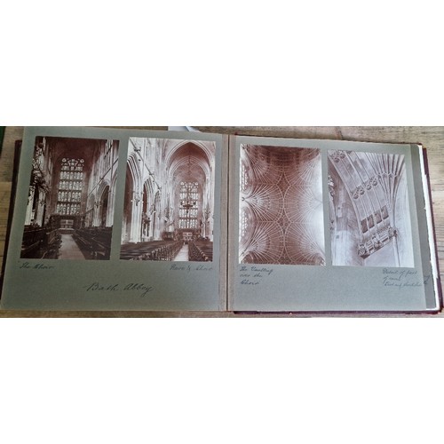 238 - Six photograph albums containing architectural photographs of Cathedrals and churches, dating from 1... 