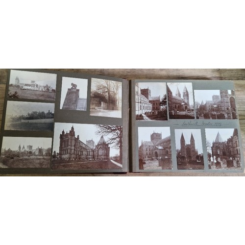 238 - Six photograph albums containing architectural photographs of Cathedrals and churches, dating from 1... 