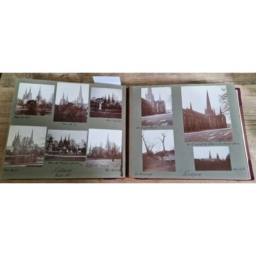 238 - Six photograph albums containing architectural photographs of Cathedrals and churches, dating from 1... 