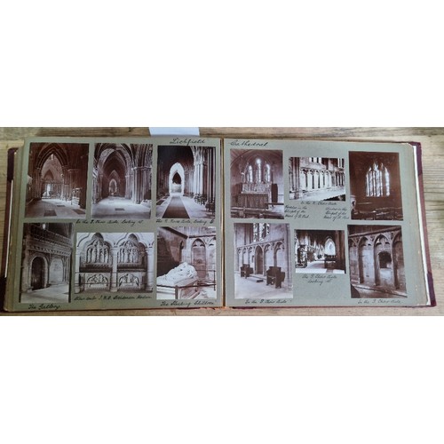 238 - Six photograph albums containing architectural photographs of Cathedrals and churches, dating from 1... 