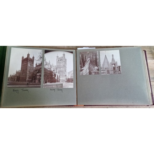 238 - Six photograph albums containing architectural photographs of Cathedrals and churches, dating from 1... 