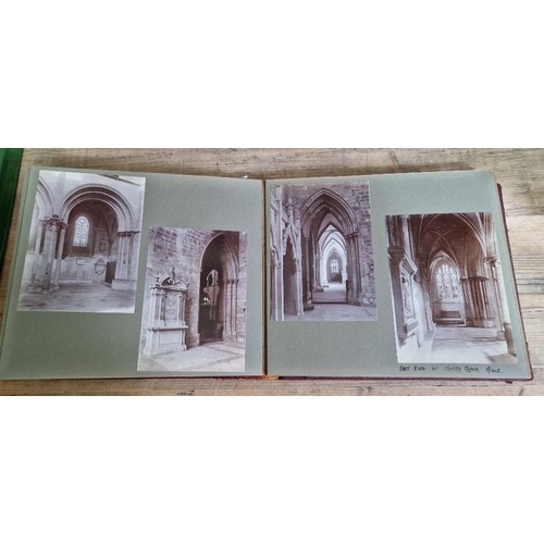 238 - Six photograph albums containing architectural photographs of Cathedrals and churches, dating from 1... 