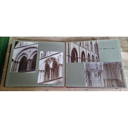 238 - Six photograph albums containing architectural photographs of Cathedrals and churches, dating from 1... 