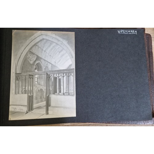 238 - Six photograph albums containing architectural photographs of Cathedrals and churches, dating from 1... 