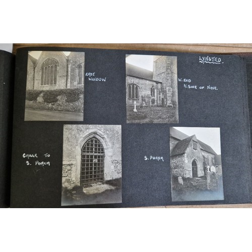 238 - Six photograph albums containing architectural photographs of Cathedrals and churches, dating from 1... 