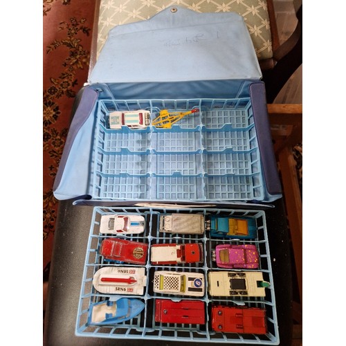 400 - A box of mainly die-cast model vehicles including Matchbox, also including an unbuilt Pyro '32 Pierc... 