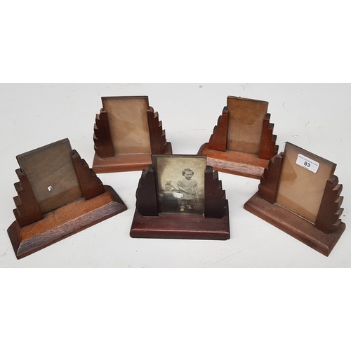 83 - Assorted Art Deco photograph frames.