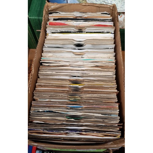 420 - A box of vinyl 7