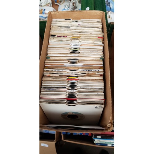 421 - A box of vinyl 7