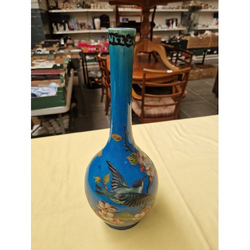 168 - Four boxes of assorted pottery and glass including a Chinese style bottle vase, Pelham puppet & a Pi... 