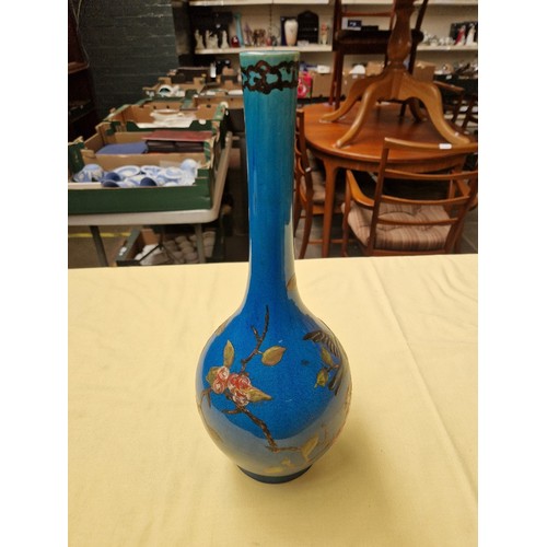 168 - Four boxes of assorted pottery and glass including a Chinese style bottle vase, Pelham puppet & a Pi... 