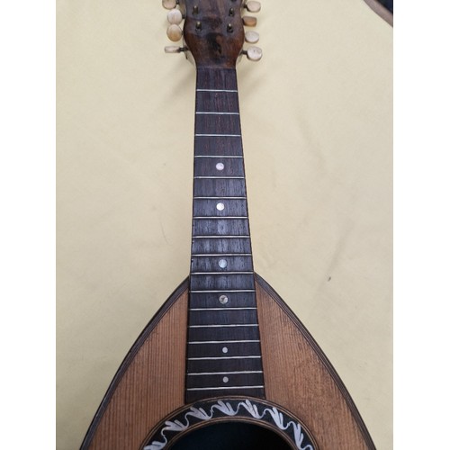 49 - An early 20th century balloon back mandolin by Lucciani, Napoli.