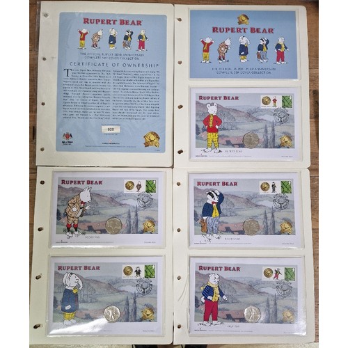 416 - The official Rupert Bear anniversary complete 50p cover collection, Limited Edition 628/750.