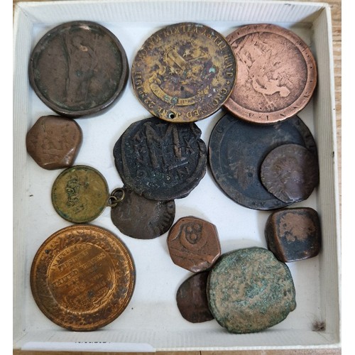 431 - A group of assorted old coins to include some ancient ones etc.