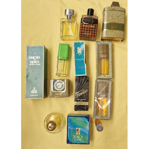 74 - A box of vintage perfumes.