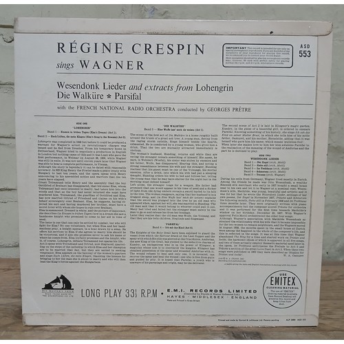 18 - Régine Crespin – Régine Crespin Sings Wagner, stereo LP, UK 1963, His Master's Voice ASD 553